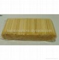 Natural hard round bamboo/wood toothpicks with tub packing 5