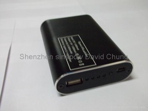  6600mAh Portable Mobile  Charger backp battery for iphone 5