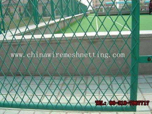 expanded metal fence