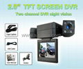 Double camera +2.0 tft screen + 120wide angle + 8pcsIR LED + 270degrees rotate t 1