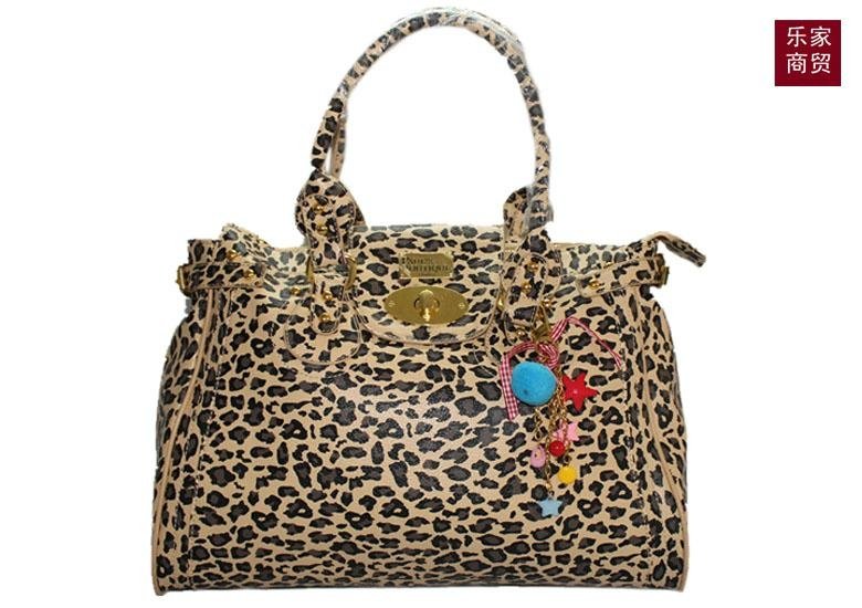 leopard grain female bag