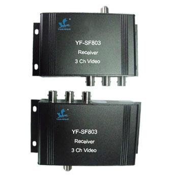 Coaxial Cable Transmission Video Transceiver with 3CH Video/Audio Transmission f