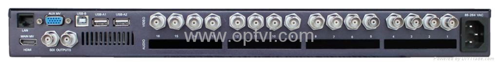 OptimumVision 16 Channel SDl video / audio multiviewer(IRIS-AAAA) 3
