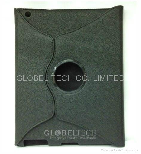 Cover leather case for ipad 2 & new ipad  2