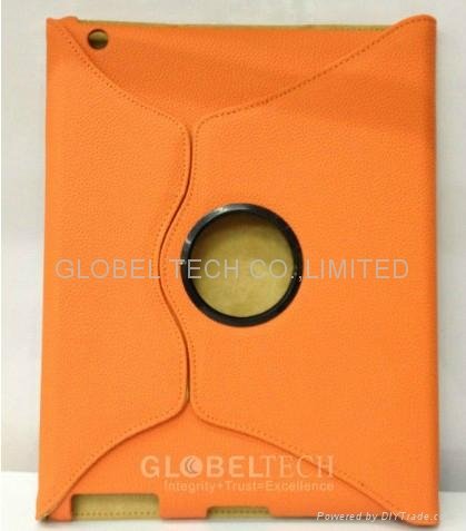 Cover leather case for ipad 2 & new ipad  3