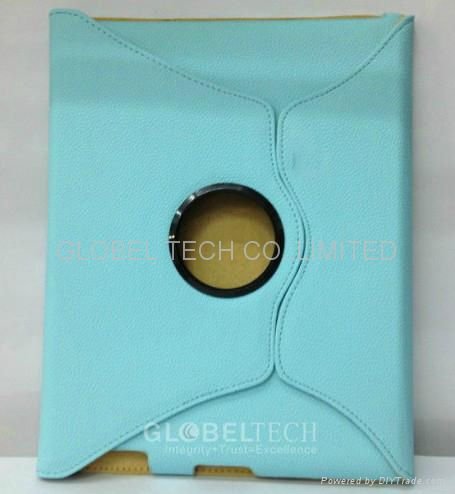 Cover leather case for ipad 2 & new ipad  4