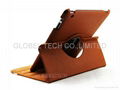 iPad 2/ new iPad 360 Degree Rotated PU hard case