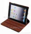 iPad 2/ new iPad 360 Degree Rotated leather case -Crocodile 2