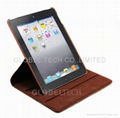 iPad 2/ new iPad 360 Degree Rotated leather case -Crocodile 3