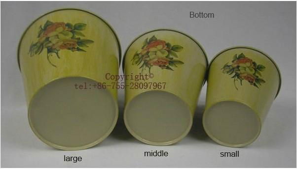 Wholesale Set 3 Metal Flower Pots Flower Planter Fashion Garden items  4