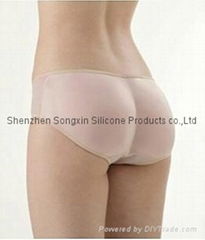 Silicone buttocks pad