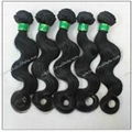 virgin remy malaysian hair weave natural color body wave  1