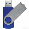 Swivel USB Flash Drive Disk with Company