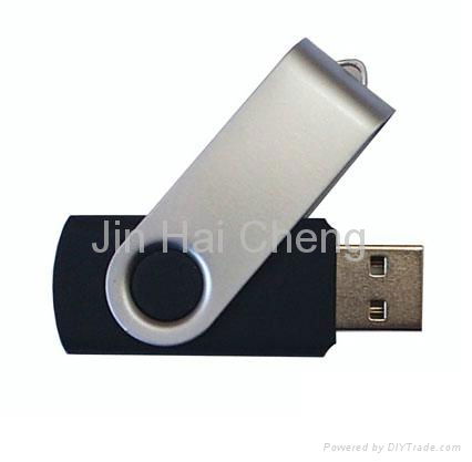 Swivel USB Flash Drive Disk with Company Logo  2
