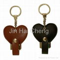 hot sale Leather USB Flash Drive with high quality 5