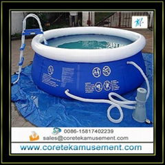 inflatable plastic large swimming pool