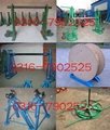 cable drum jack/cable drum handling