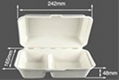 1000ml Multi-compartment Biodegradable Disposable Bagasse Bio Lunch Box 3