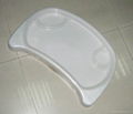 White Plastic Children Plate 