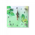 MDF glass clock