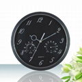 The temperature and humidity plastic wall clock