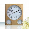 The temperature and humidity plastic wall clock 1