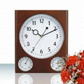 The temperature and humidity plastic wall clock 2