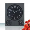 The temperature and humidity plastic wall clock 3