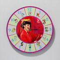 Chinese style12 zodiac photo frame clock 2