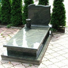 Green Granite Tombstone