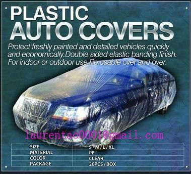 Plastic car cover 