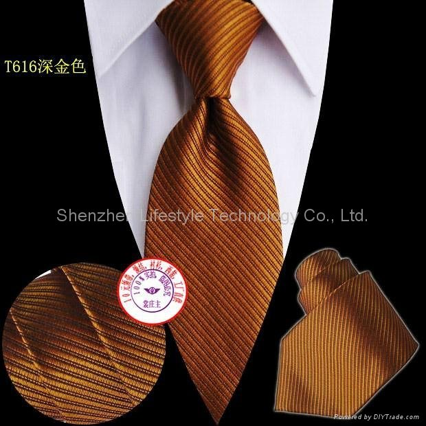 New styles TOP quality silk men's ties formal men necktie cravat men tie Stripe 4