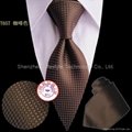 New styles TOP quality silk men's ties formal men necktie cravat men tie Stripe 5