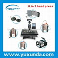 8 in 1 multifunctional combo heat press