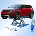 Mobile car lift for quick service with