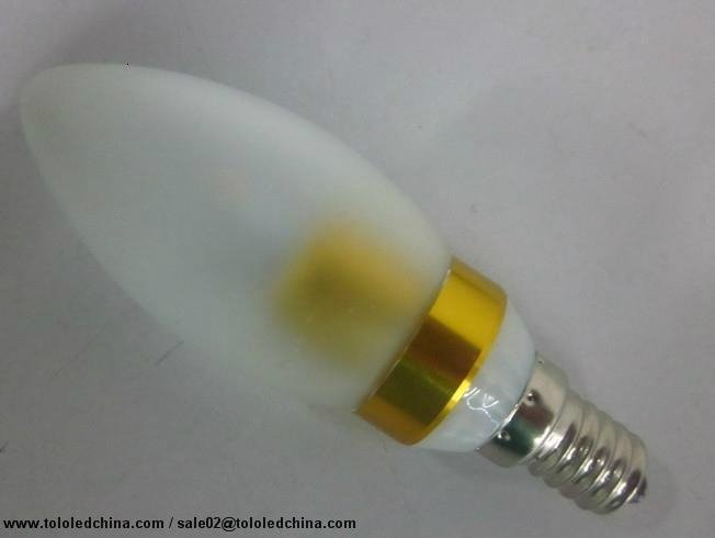AC85--265V High Power E14 3W LED Candle Light lamp bulb