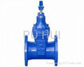 Underground elastic base closure gate valves 1