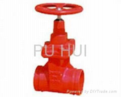 The groove elastic a seal gate valves