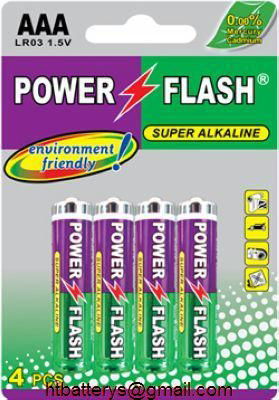 LR03 AAA AM-4 Size Alkaline Battery 1.5V 2