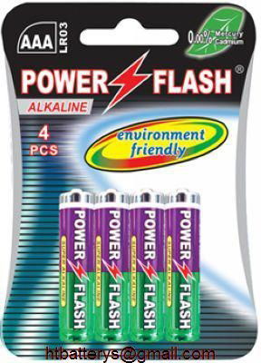 LR03 AAA AM-4 Size Alkaline Battery 1.5V 4