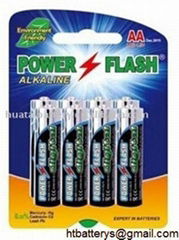 LR6 AA AM-3 Size Alkaline Battery 1.5V