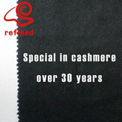 black woolen short hair cashmere cloth for overcoat