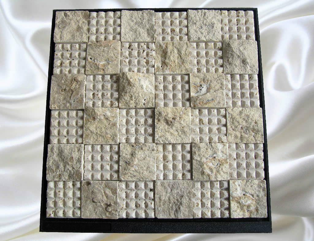 Natural  Yellow Travertine Stone Mosaic