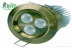 led down light 3X3W/3X1W