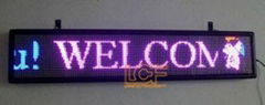 LED moving message board