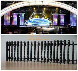 PH33mm Video LED Curtain Screen Display with Synchronously Control, auto/manual 