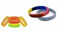 custom silicone slap wristband eco-friendly harmless 4