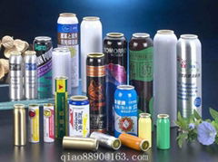 aerosol aluminum bottle with spray pump