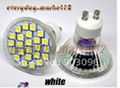 5050SMD 24leds 450Lm 4.5-5W Gu10 High Power LED light   1