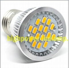 High brightness 6W, AC 220V- 240V, 120 degrees, 500lm, 16 LED spotlight bulbs